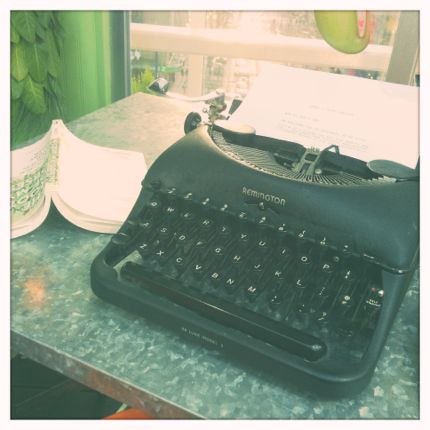 Inspiring Moment: Vintage Typewriter