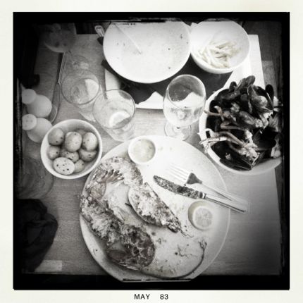 Remains: Seafood lunch